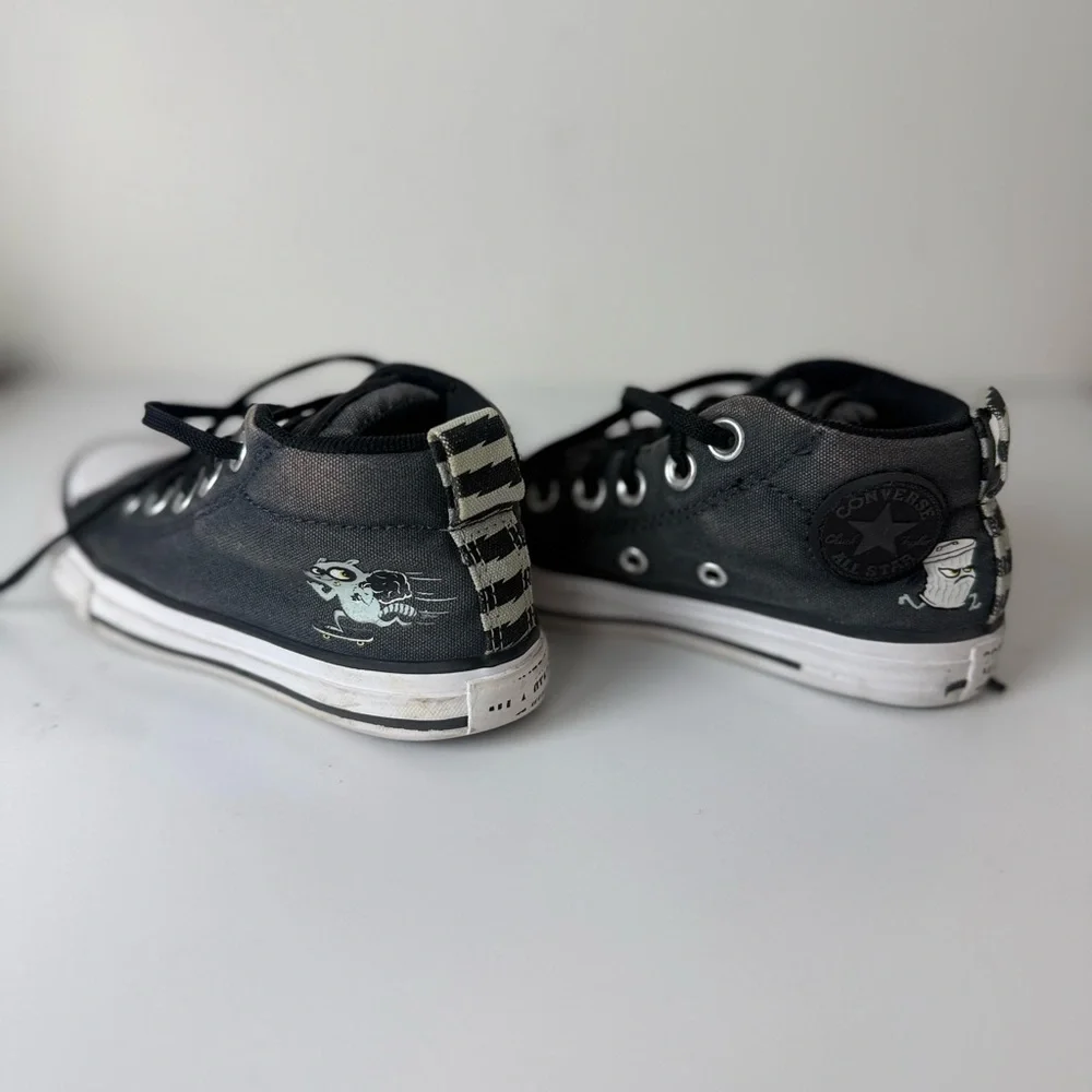 Converse Black and White‎ High-Top Sneakers